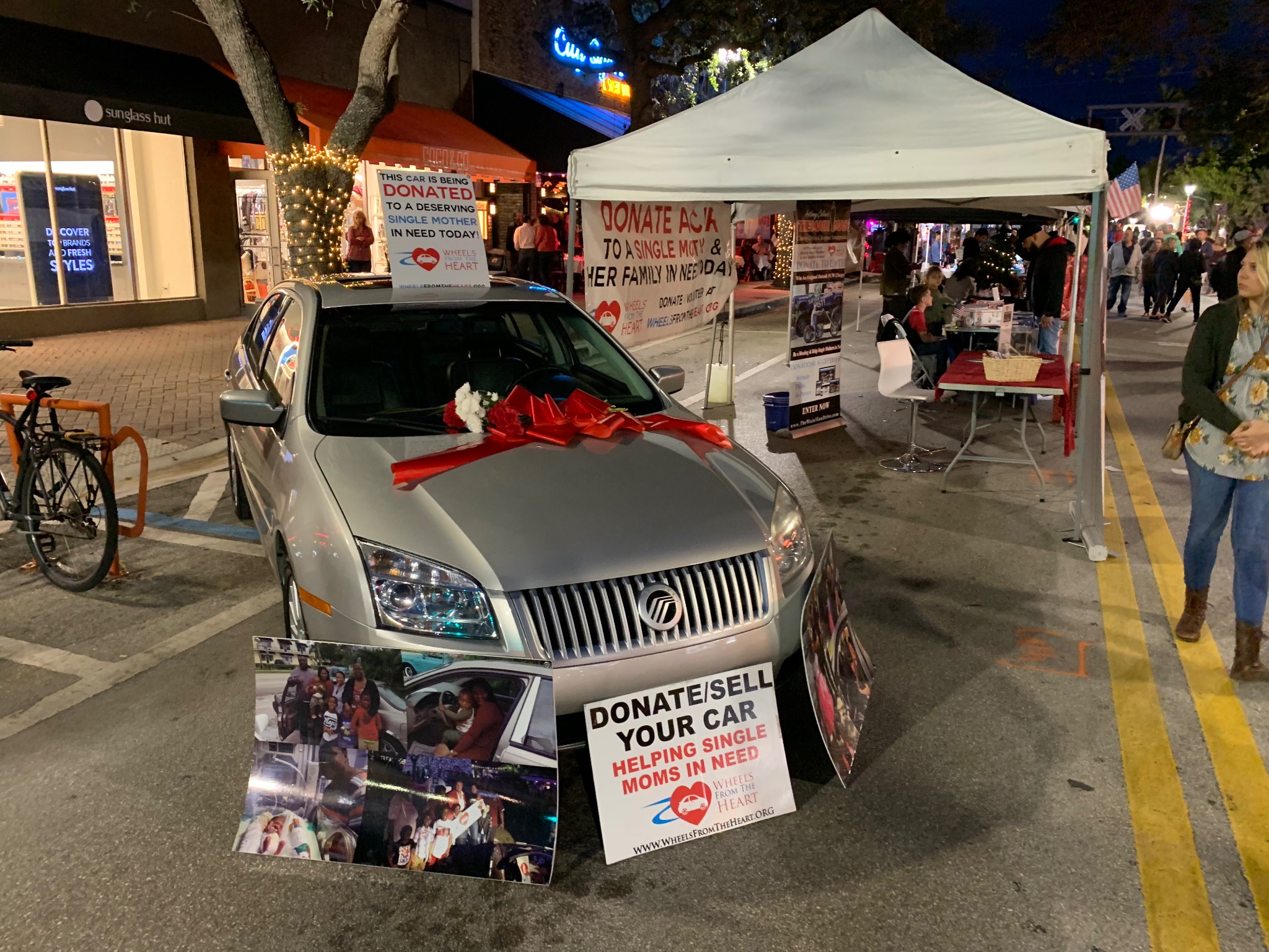 Wheels from the Heart community outreach event